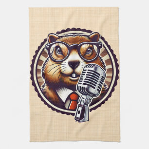 Groundhog Day - Punxsutawney Geschirrtuch