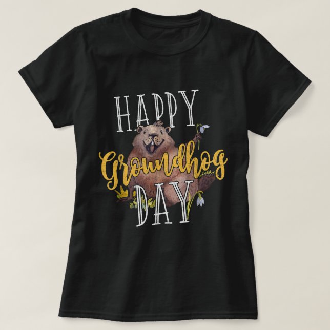 Groundhog Day Shirt Happy Groundhog Day Geschenke (Design vorne)