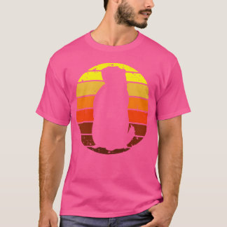 Groundhog Day Sonnenuntergangs-Silhouette im Stil  T-Shirt