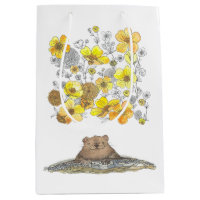 Groundhog Day Spring Watercolor Geschenktasche