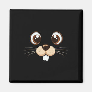 Groundhog Face Kostüm Kinder Groundhog Tag Hallowe Magnet