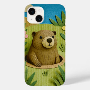 Groundhog in seinem Burggrab, Kartonart Case-Mate iPhone 14 Hülle