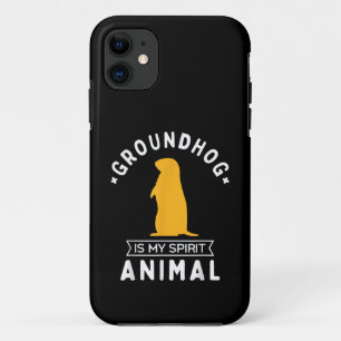 Groundhog ist mein Spirit Animal Funny Woodchuck Case-Mate iPhone Hülle