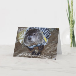 Groundhog Maude Geburtstags-Karte Karte