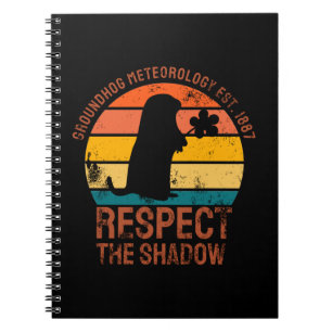 Groundhog Meteorologie Est. 1887 Notizblock