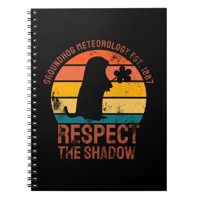 Groundhog Meteorologie Est. 1887 Notizblock (Vorderseite)