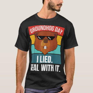 Groundhog, mit dem ich mich beschäftigte, Woodchuc T-Shirt