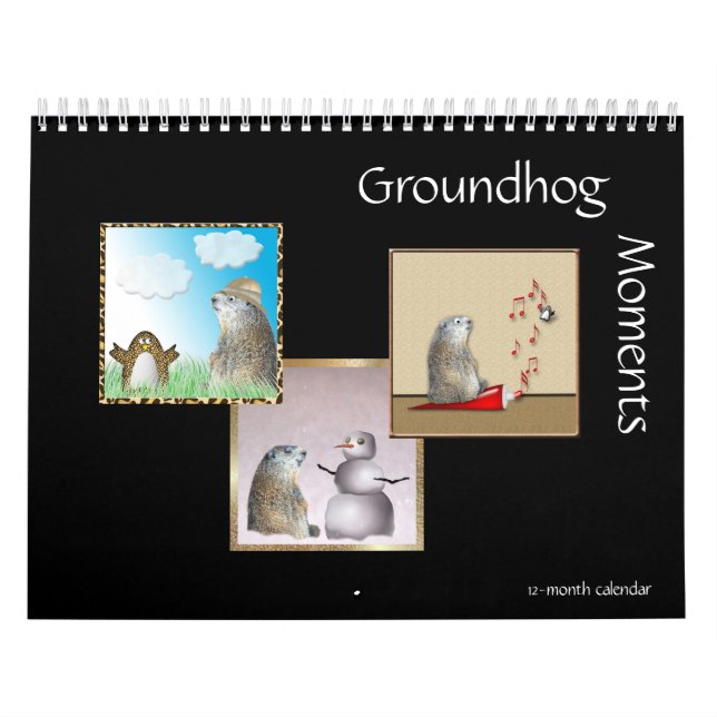 Groundhog Moments 12-monatiger Kalender (Titelbild)
