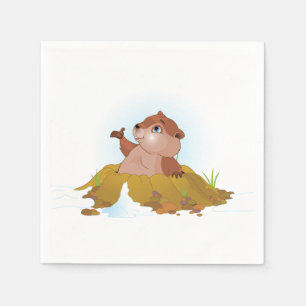 Groundhog Papierservietten