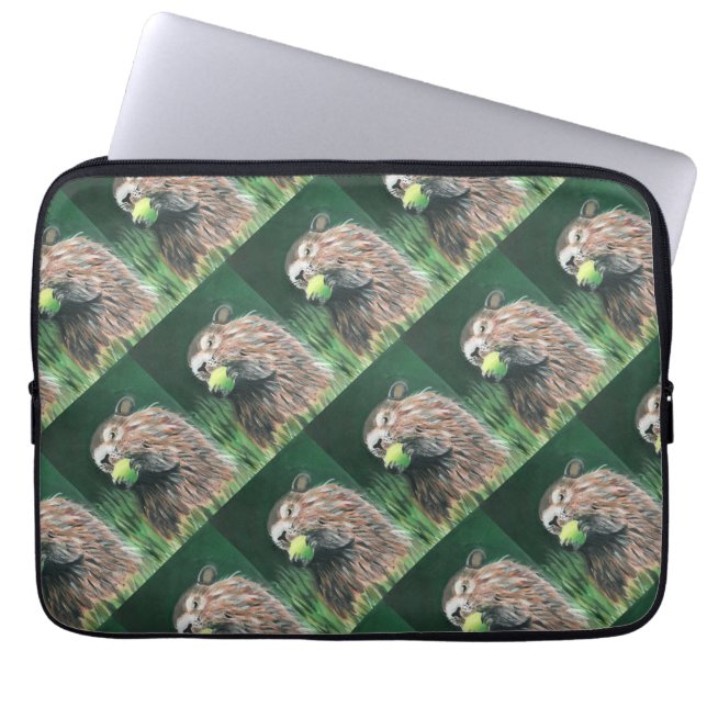 Groundhog pattern Electronics Bag Laptopschutzhülle (Vorderseite)