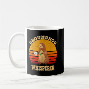 Groundhog Whisperer Funny Ground Hog Day 2020 Happ Kaffeetasse