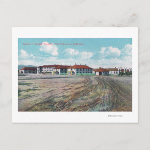 Grounds View of General Hospital, Presidio Postkarte