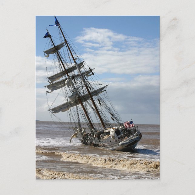 Groundschiff Postkarte (Vorderseite)