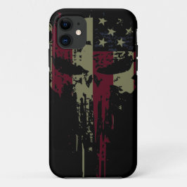 Grounge America Skull Case-Mate iPhone Case