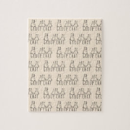 Group Chat Cute Bears Pattern Puzzle