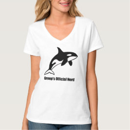 Group’s Official Nerd Orca Minimalist Graphic T-Shirt