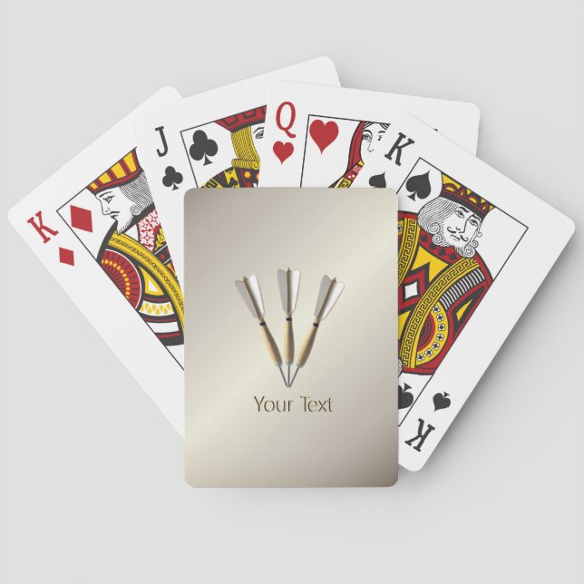 Grouped Dart Design Spielkarten (Rückseite)
