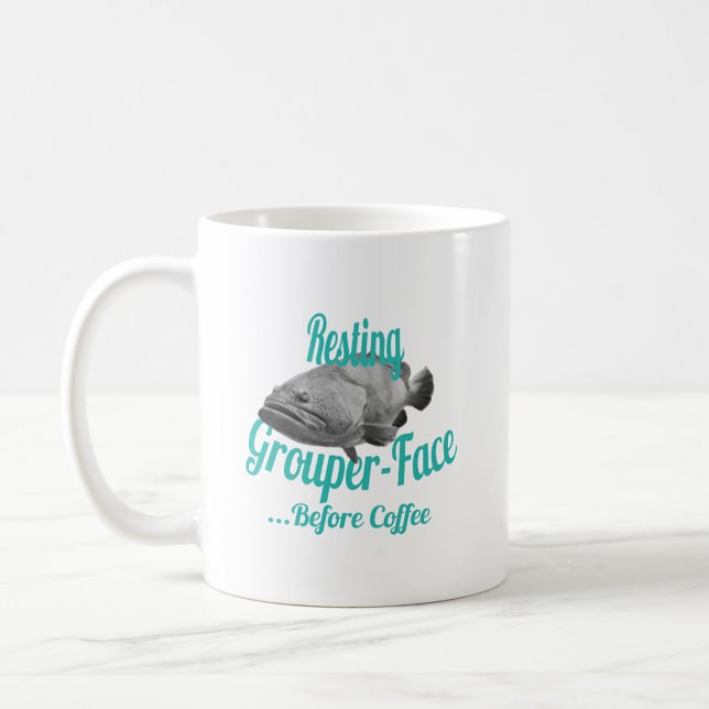 Grouper-Face-Coffee-Tasse Kaffeetasse (Von Creator hochgeladen)
