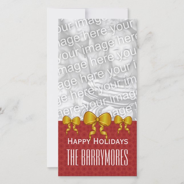 GROUPON Gold Bows Frohe Weihnachten V9 (Vorderseite)