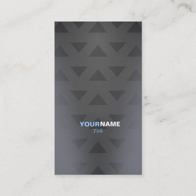 Groupon Muster Metall Visitenkarte (Vorderseite)