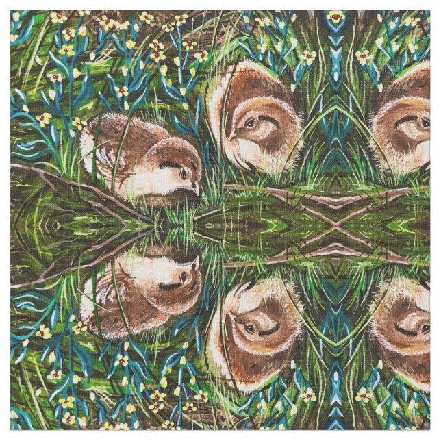 Grouse Babys Stoff (Nahaufnahme)