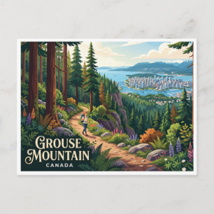 Grouse Mountain Vancouver Kanada Postkarte