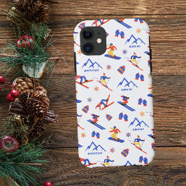 Grouse Mountain Vancouver Ski Snowboard Muster Case-Mate iPhone Hülle