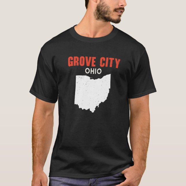 GROVE CITY Ohio USA State America Travel Ohioan   T-Shirt (Vorderseite)