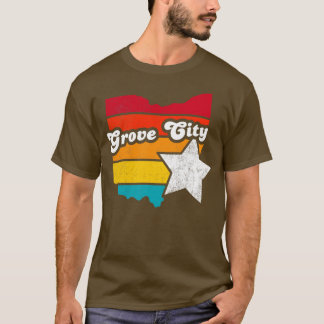 Grove City Ohio Vintag Ausgefallenes Souvenir 2 T-Shirt