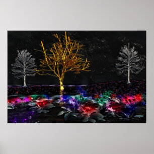 Grove of Living Gemes Print Poster