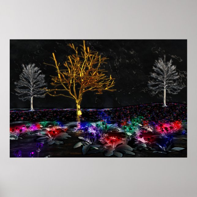 Grove of Living Gemes Print Poster (Vorne)