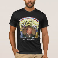 Grover Cleveland 1884 Kampagnen-T-Shirt Männer