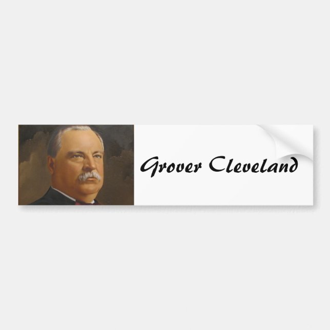 Grover Cleveland 22 &24 Autoaufkleber (Vorne)