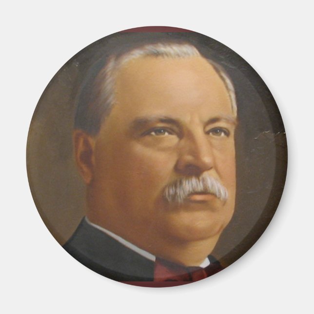 Grover Cleveland 22 &24 Magnet (Vorne)
