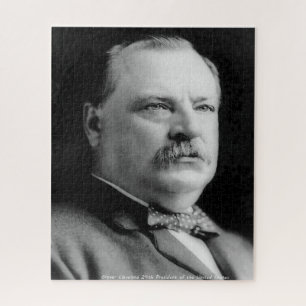 Grover Cleveland 22. Präsident von Amerika. Puzzle