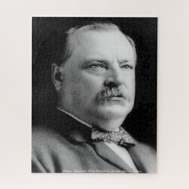 Grover Cleveland 22. Präsident von Amerika. Puzzle (Vertikal)