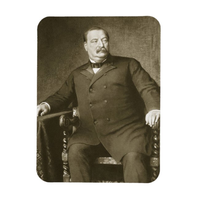 Grover Cleveland, 22. und 24. Präsident der Verein Magnet (Vertikal)