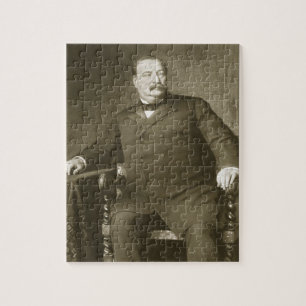 Grover Cleveland-, 22. und 24.präsident von Th UN Puzzle