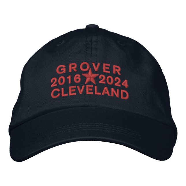Grover Cleveland Baseball Cap Bestickte Baseballkappe (Vorderseite)