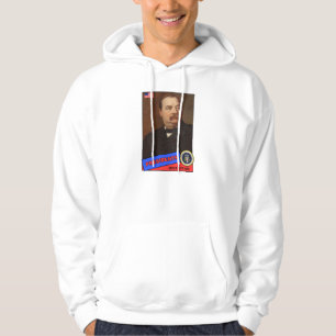 Grover Cleveland Baseballkarte Hoodie