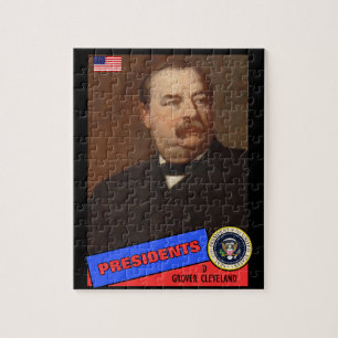 Grover Cleveland Baseballkarte Puzzle