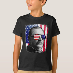 Grover Cleveland US-Flagge 4. Juli T-Shirt