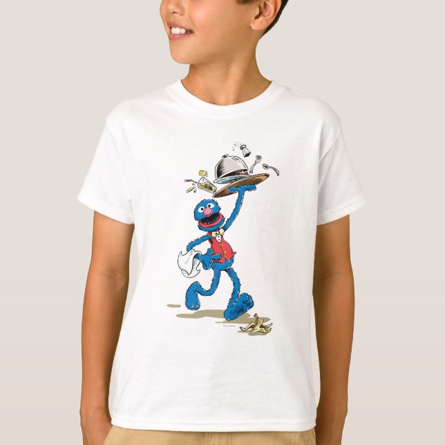 Grover der Kellner im Vintage-Look T-Shirt (Vorderseite)