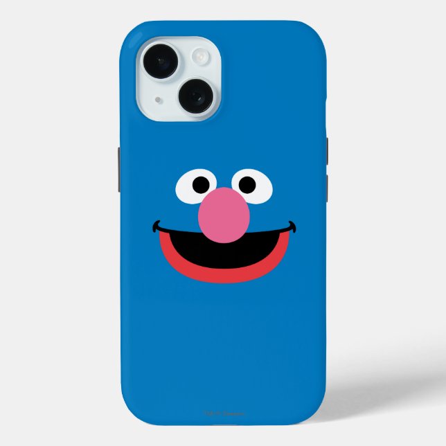 Grover Face Art Case-Mate iPhone Hülle (Rückseite)