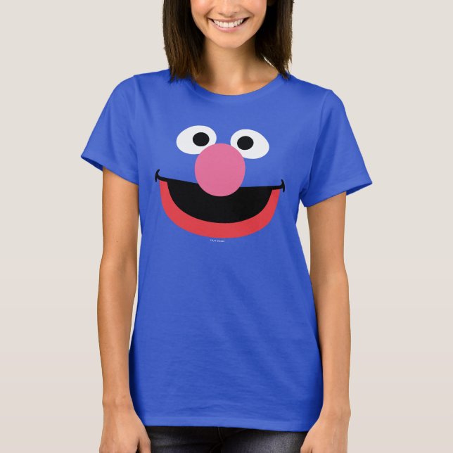 Grover Face Art T-Shirt (Vorderseite)