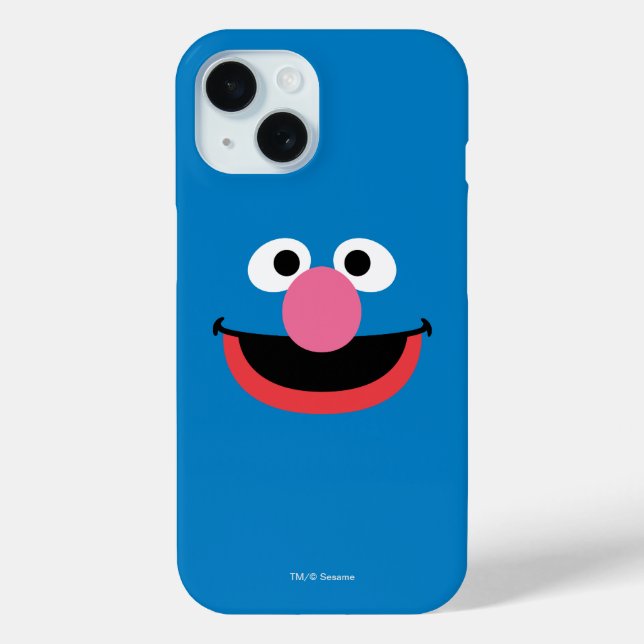 Grover-Gesichtskunst Case-Mate iPhone Hülle (Rückseite)