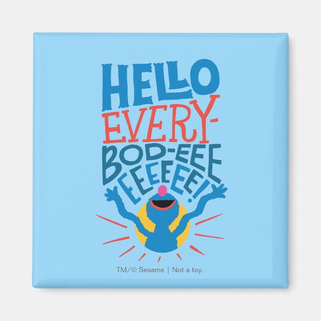 Grover Hallo Magnet (Vorne)