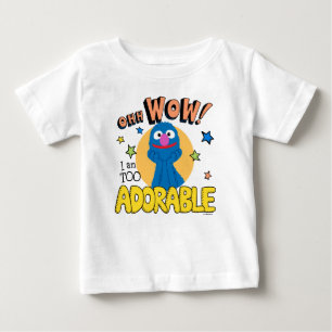 Grover   Ich bin auch zu mädchenhaft Baby T-shirt