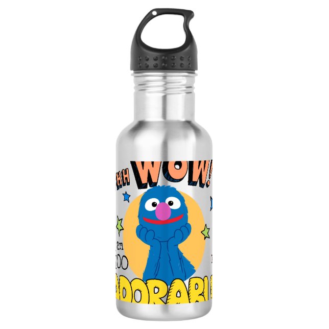 Grover | Ich bin zu anmutig Edelstahlflasche (Vorderseite)
