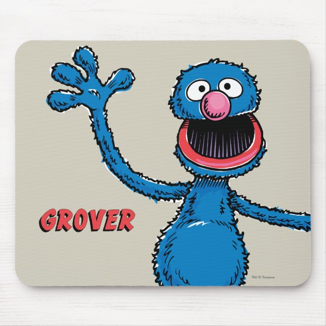 Grover Vintage Mousepad (Vorne)